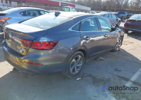 2019 Honda Insight Lx from USA, damaged, VIN 19XZE4F17KE009823